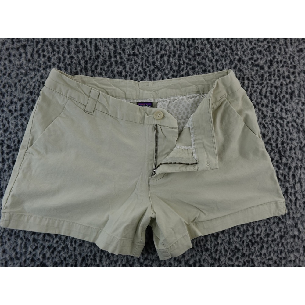 Patagonia‎ Organic Cotton Women's Size 8 Shorts Khaki Casual Outdoor